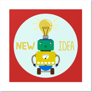 Robot New Idea Posters and Art